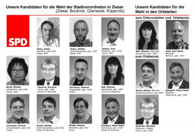 SPD-Kandidaten in Ziesar