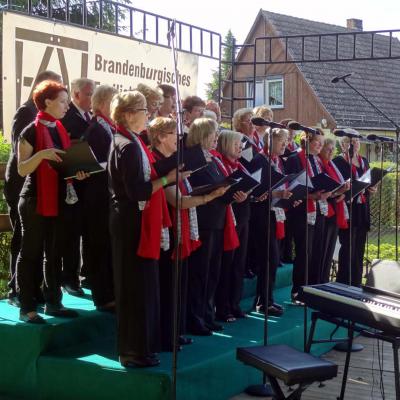 Foto zu Meldung: Rehfelder Sängerkreis beim Märkischen Chorfest