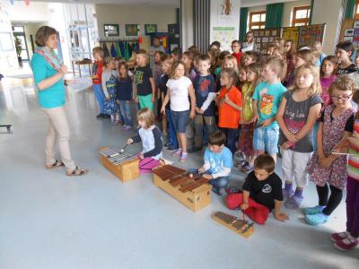 Foto zur Meldung: Aktionstag Musik in der Grundschule – Motto: „Meine Heimat in der Musik“