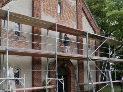 Vorschaubild zur Meldung: Baubeginn an der Butzower Dorfkirche