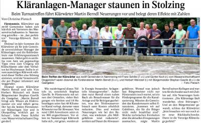 PNP-Bericht vom 09.08.2014; Kläranlagennachbarschaftstag in Stolzing