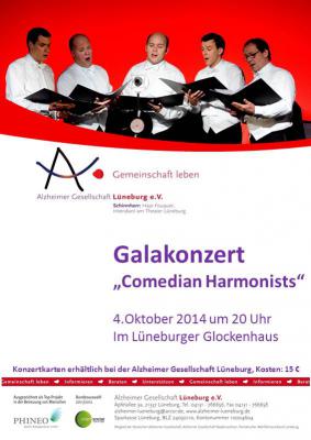 Foto zur Meldung: Galakonzert mit den Lüneburger "Comedian Harmonists"