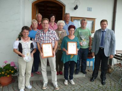 Foto zur Meldung: In 25 bzw. 15 Jahren zu Gast in der Gemeinde Prackenbach