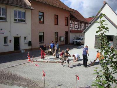 Zweiter Großeinsatz im Dorfzentrum von Nazza (Bild vergr&ouml;&szlig;ern)