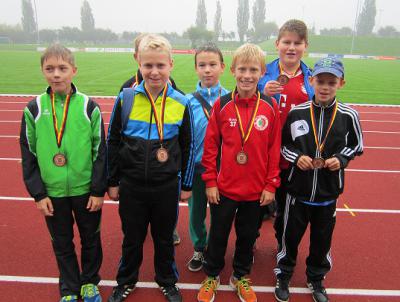 Leichtathleten gewinnen Bronzemedaillen (Bild vergrößern)