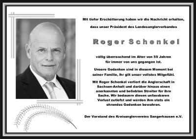 Trauer um Präsident des Landesanglerverband Roger Schenkel
