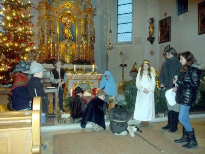 Foto zu Meldung: Kinderchristmette und Christmette in der Pfarrkirche St. Georg