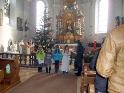 Foto zu Meldung: 4. Adventsonntag in der Pfarrkirche St. Georg und der Filiale St. Peter und Paul