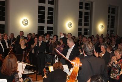 begeisterte Besucher beim Neujahrskonzert der Egelner Mulde (Bild vergr&ouml;&szlig;ern)