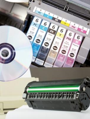 Entsorgung von Druckerpatronen und CDs/DVDs