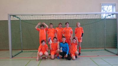 Foto: 3. Platz in Gaußig Foto zur Meldung: D-Junioren | 3. Platz beim Turnier des SV Gaußig