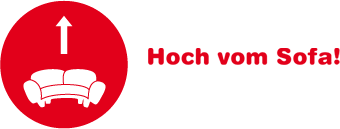 Foto: Hoch vom Sofa-Logo Foto zur Meldung: Projekt „Hoch vom Sofa“ von der Deutschen Kinder- und Jugendstiftung gGmbH