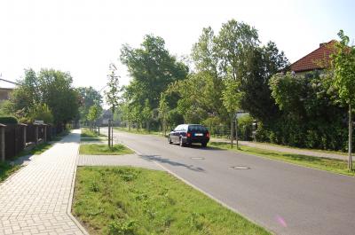 Unser Bild zeigt die ausgebaute Waldstraße