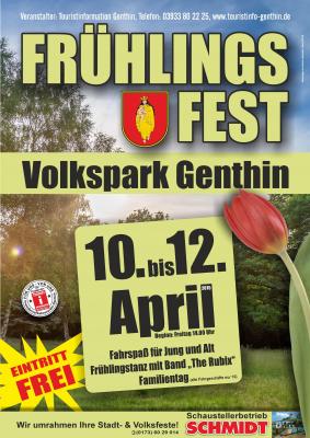 Frühlingsfest vom 10. bis 12. April 2015 im Genthiner Volkspark