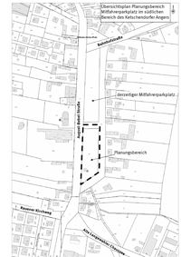 Öffentlichkeitsbeteiligung zur Verlagerung und zum Ausbau des Mitfahrerparkplatzes auf den südlichen Bereich des Ketschendorfer Angers