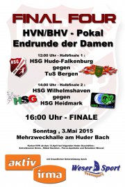 Final Four des HVN/BHV-Pokal in Heimischer Halle!