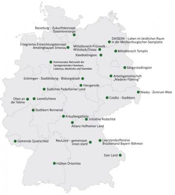 Die Sängerstadtregion in der Praxisdatenbank (Bild vergrößern)