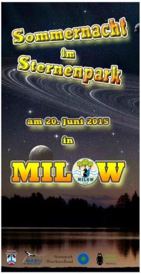 Sommernacht im Sternenpark am 20.06.2015 in Milow