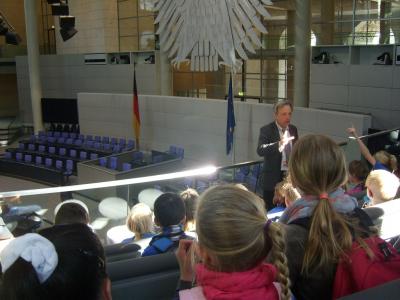 Zu Gast im Bundestag (Bild vergrößern)