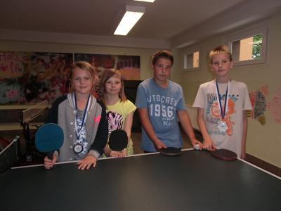 Foto zur Meldung: Bronze und Silber bei den 22. Kreis-,  Kinder- und Jugendspielen im Tischtennis am 6.6.2015