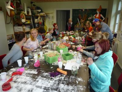 Foto zur Meldung: Frühlingsfest in der Jugendwerkstatt