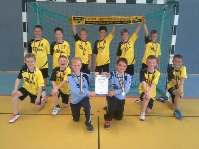 Foto: TBSV Neugersdorf - Sieger E-Jugend (Foto: privat) Foto zur Meldung: Kreis- Kinder- und Jugendspiele im Handball