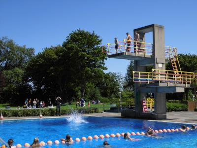 Sprunganlage des Freibades Krempe (Bild vergrößern)