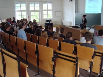 Foto zur Meldung: IGS-Projekttag an der Stralsunder Fachhochschule