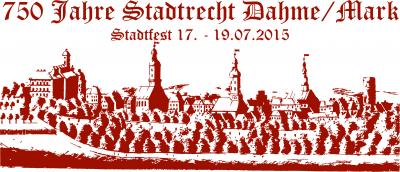 Die Feierlichkeiten zu 750 Jahre Stadtrecht Dahme/Mark sind bereits wieder Geschichte (Bild vergrößern)