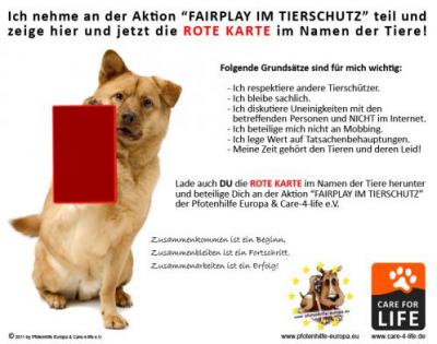 Foto zur Meldung: "Fairplay im Tierschutz" Foto zur Meldung: "Fairplay im Tierschutz"