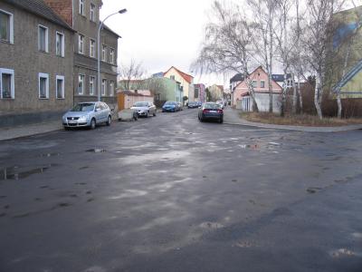 Zustand der Seilerstraße vor den Bauarbeiten im August 2015