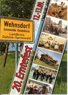 20. Erntefest in Wehnsdorf - " 20 Jahre und kein bisschen leiser" (Bild vergrößern)