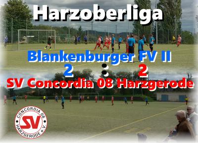 Foto zur Meldung: Spielbericht : Blankenburger FV II - Concordia Harzgerode I
