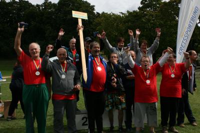Foto: So sehen Sieger aus ... Foto zur Meldung: 21. Sportfest für Menschen mit Behinderung
