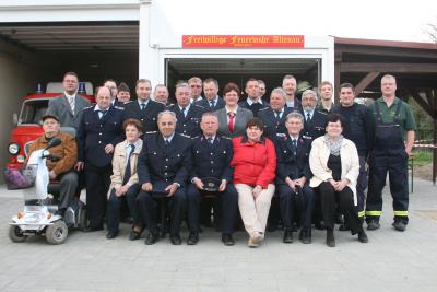 Einweihung der neuen Feuerwehr- Garage (Bild vergr&ouml;&szlig;ern)
