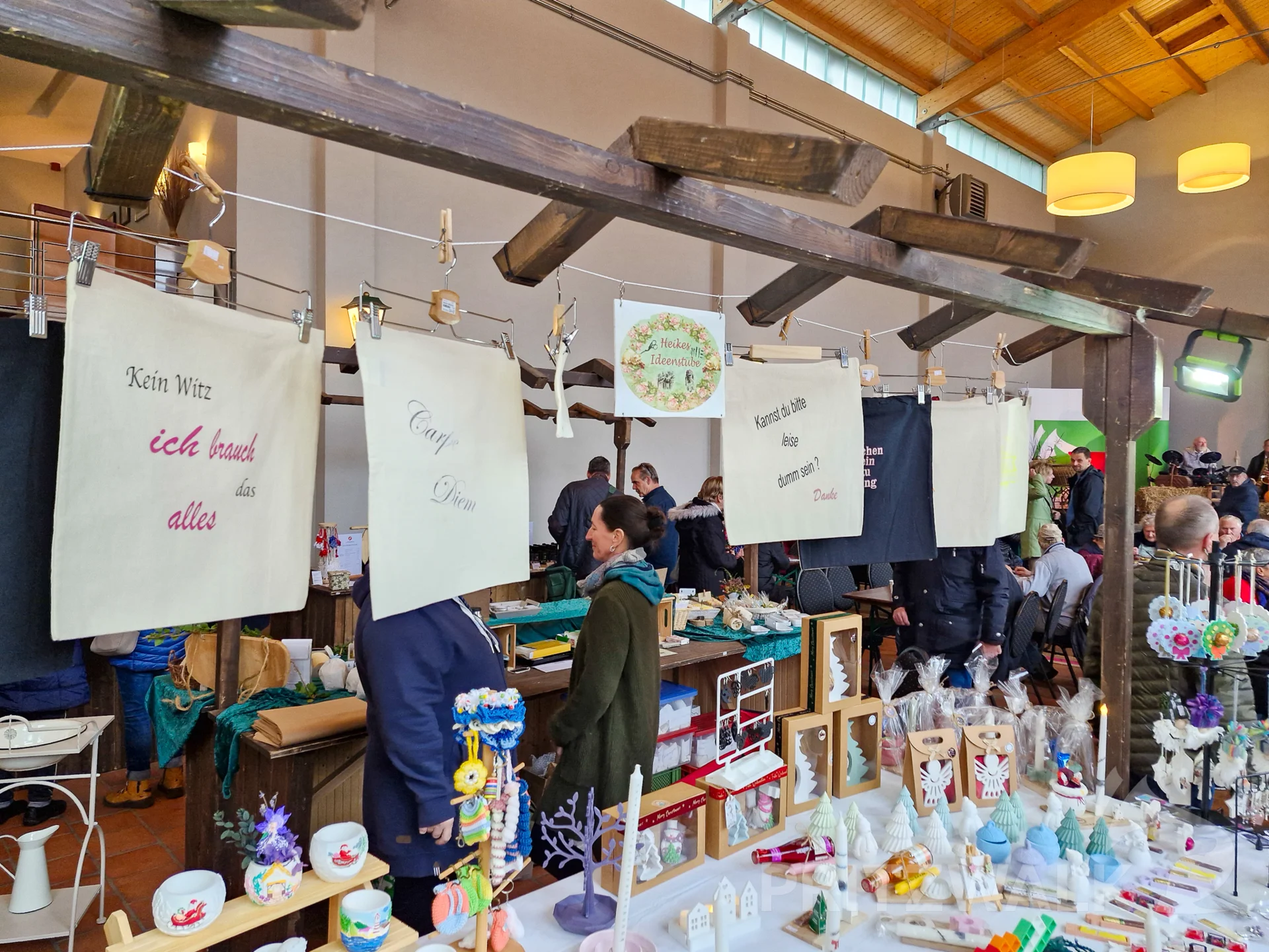 In der Eventhalle waren Verkaufsstände aufgebaut. Foto: Stadt Pritzwalk