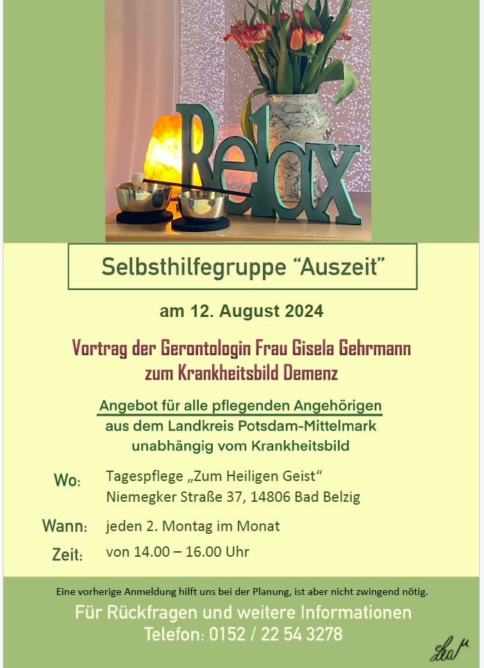 Selbsthilfe Gruppe -Auszeit