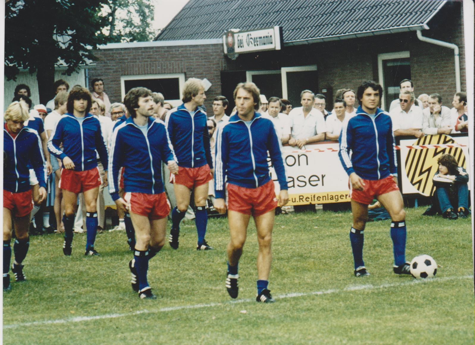 1980 Freundschaftsspiel gegen HSV