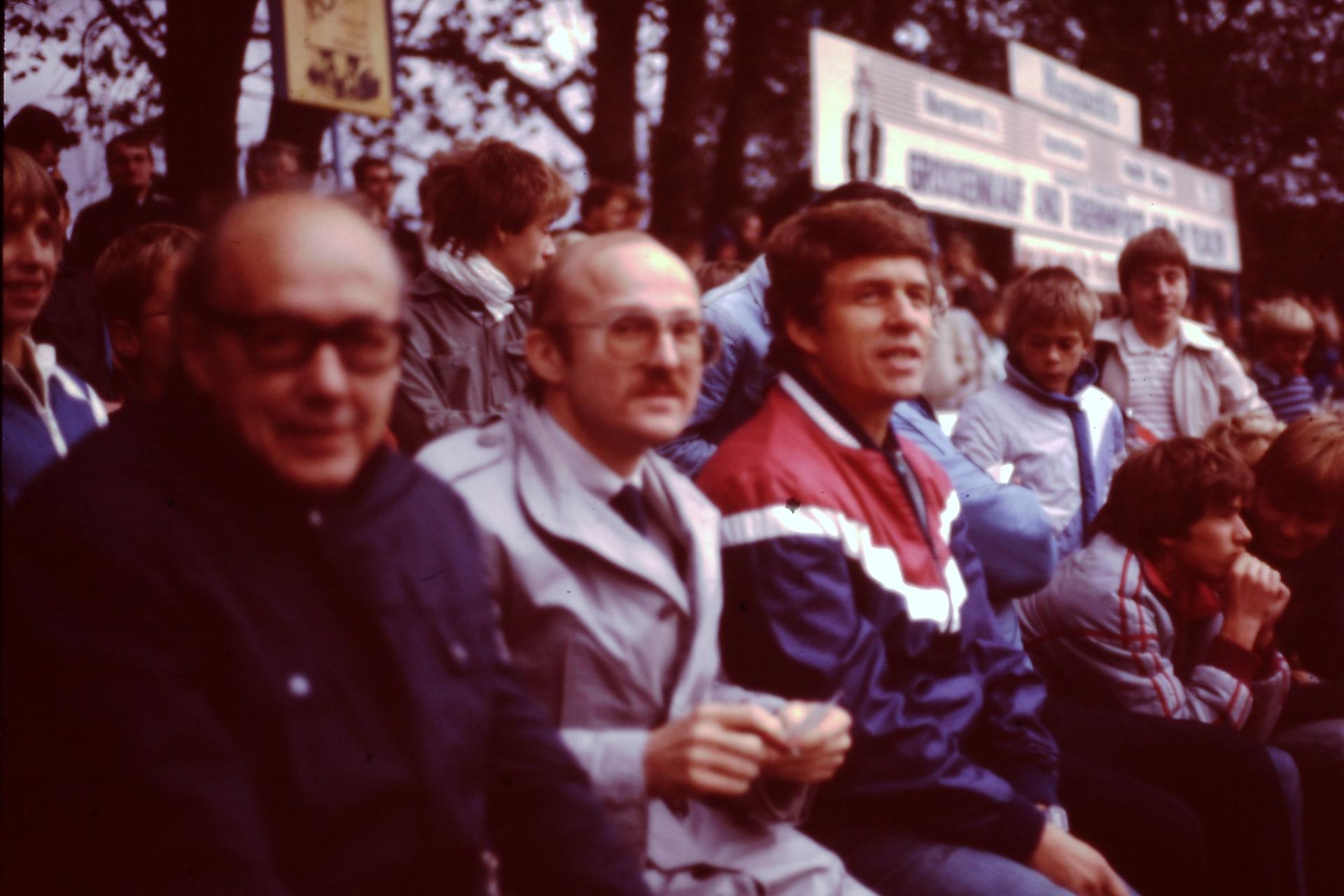 1983 - Otto Rehagel und Willi Lemke an der Seitenlinie