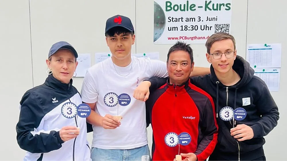 3. Platz, Sylvie und Max, Kittipong und Maximilian