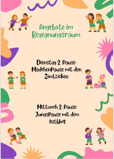 Angebote Begenungsraum