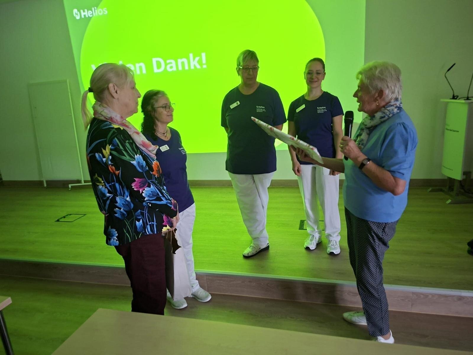 Danksagung ans Team Heliosn Klinikum Bad Saarow