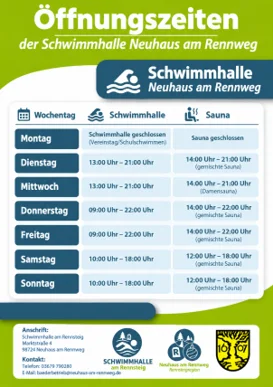 Flyer Öffnungszeiten