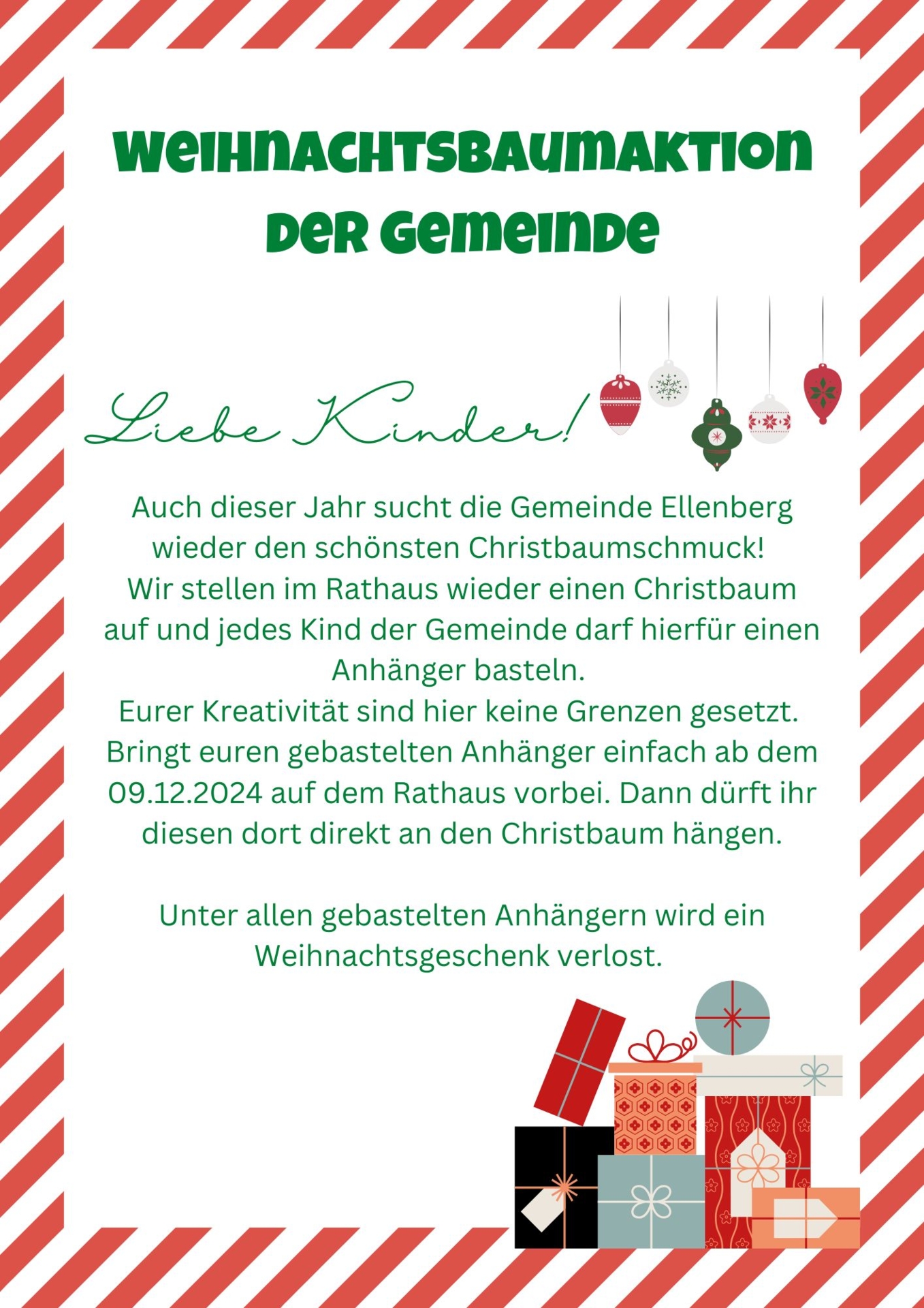 Weihnachtsbaumaktion