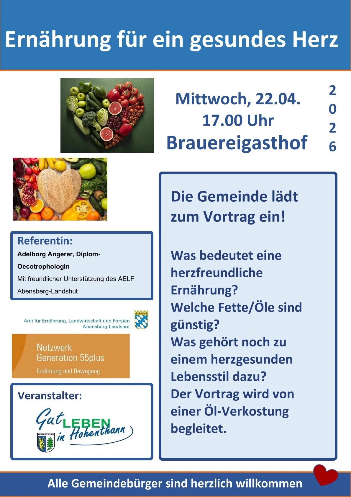 Ernährung gesundes Herz