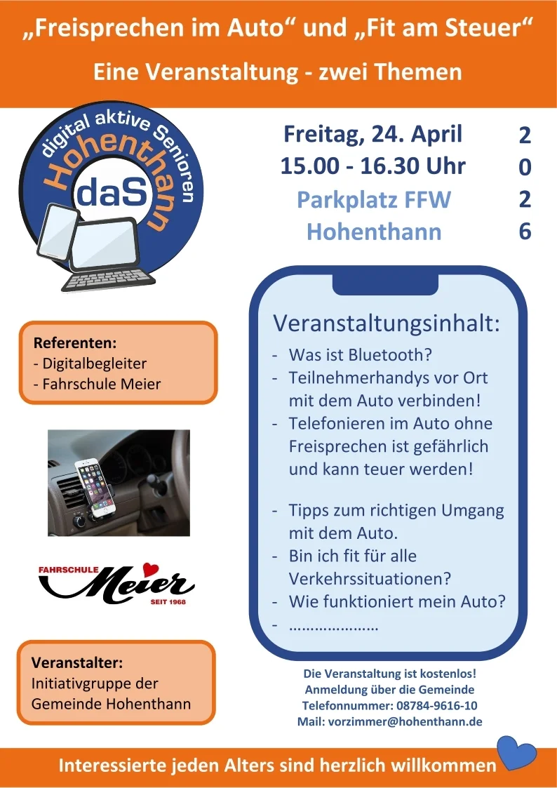 Flyer_2026-04-24_„Freisprechen im Auto“ und „Fit am Steuer“