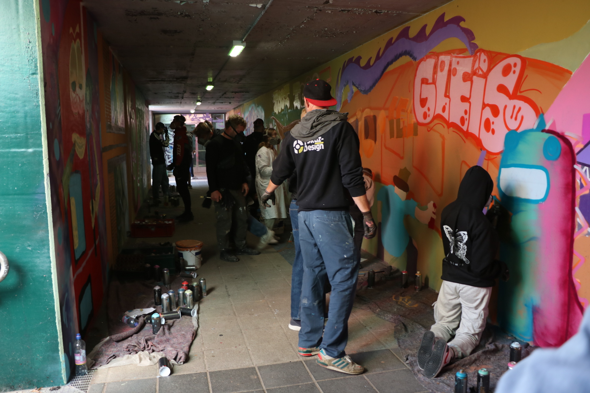 Graffiti Workshop 2 Bahnhof