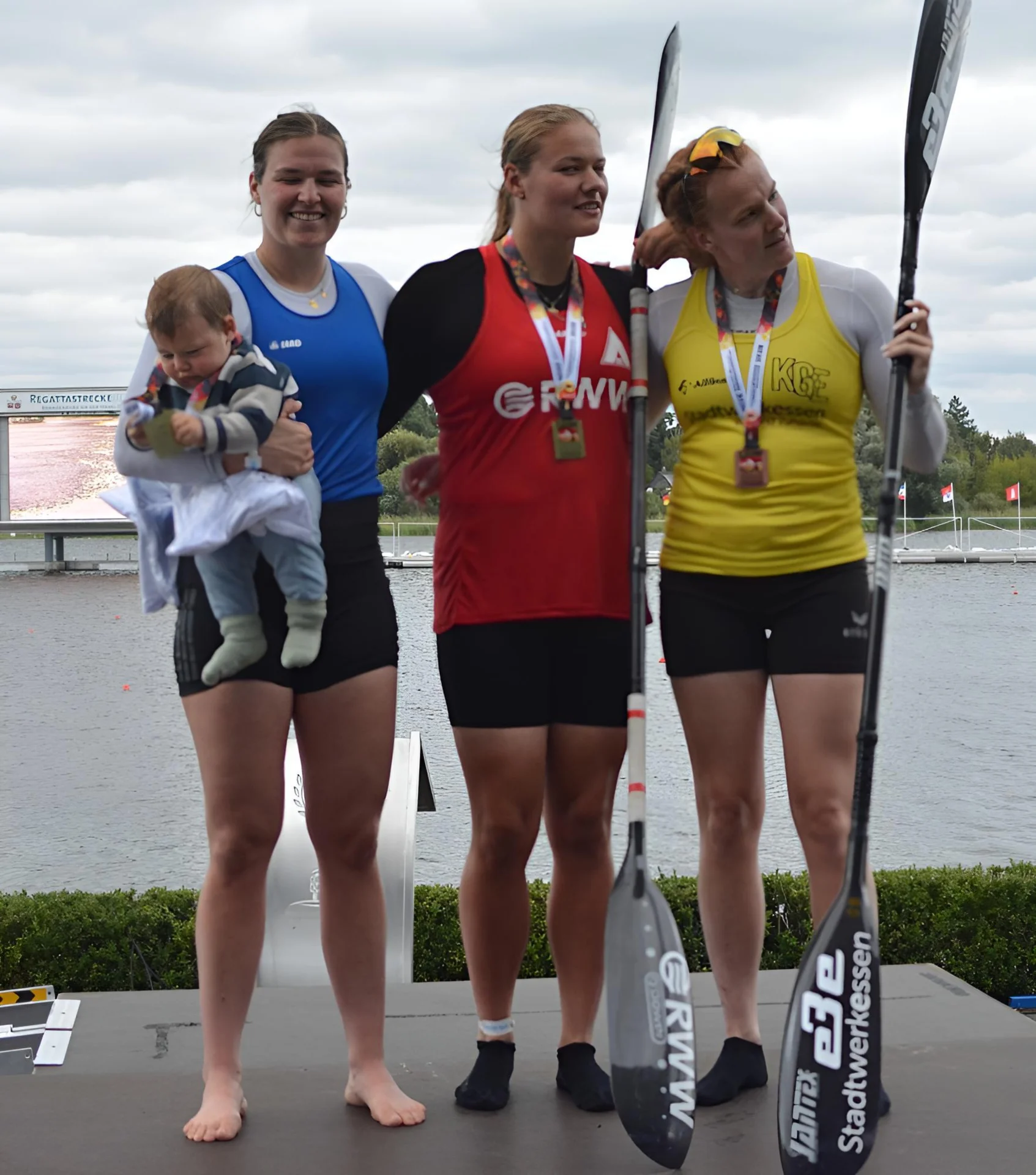 Siegerehrung K1 1000m