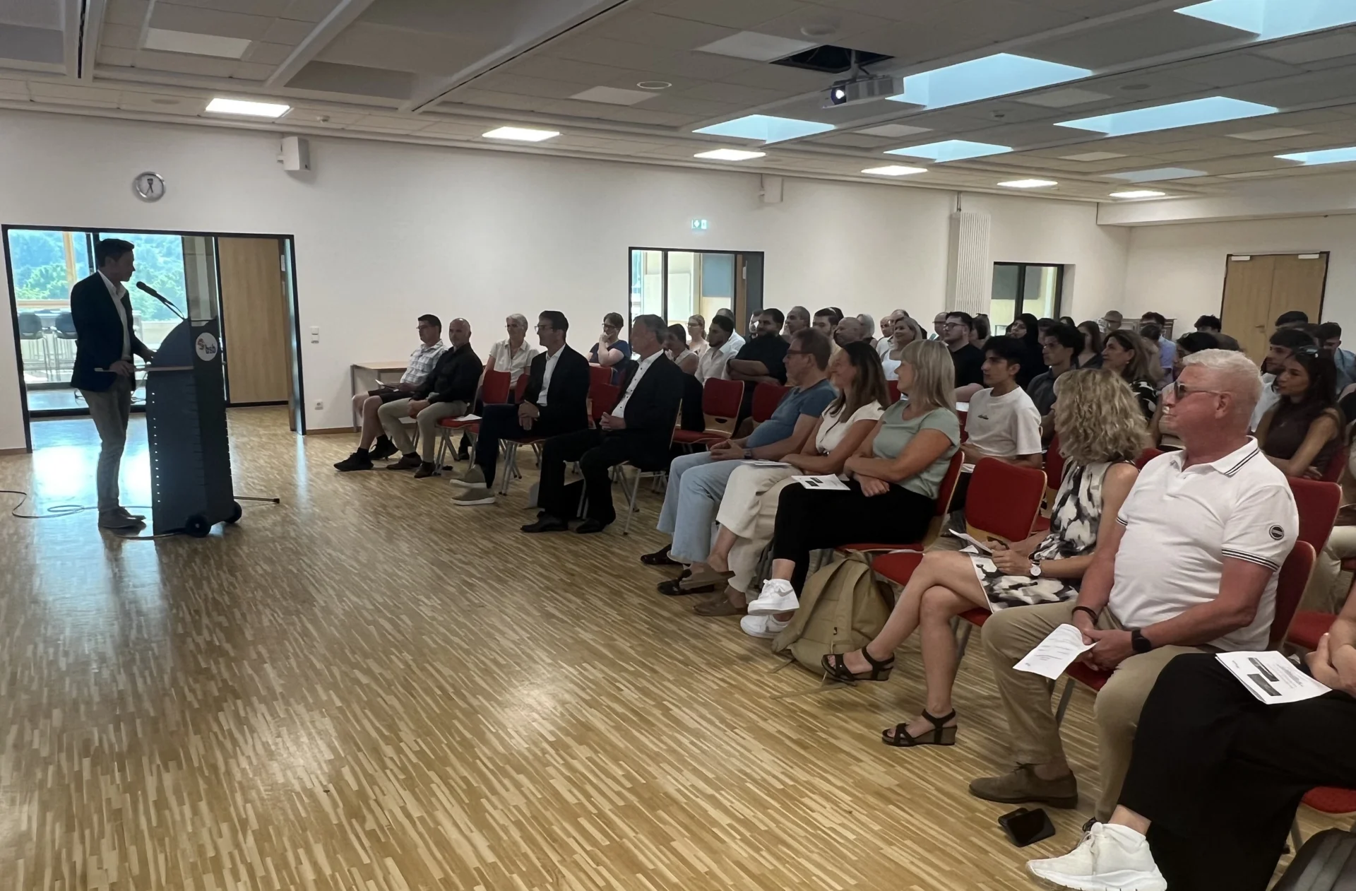 Verabschiedung in der Aula
