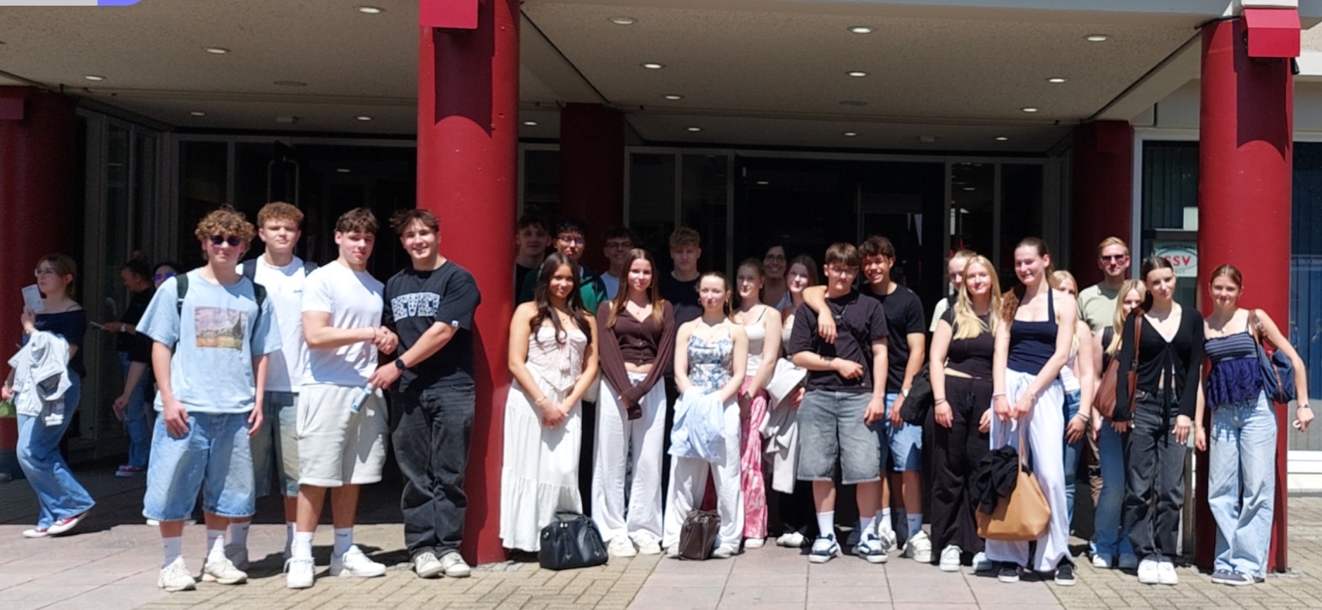 Die Schüler:innen der EF beim Besuch des BSO 2025 in Unna
